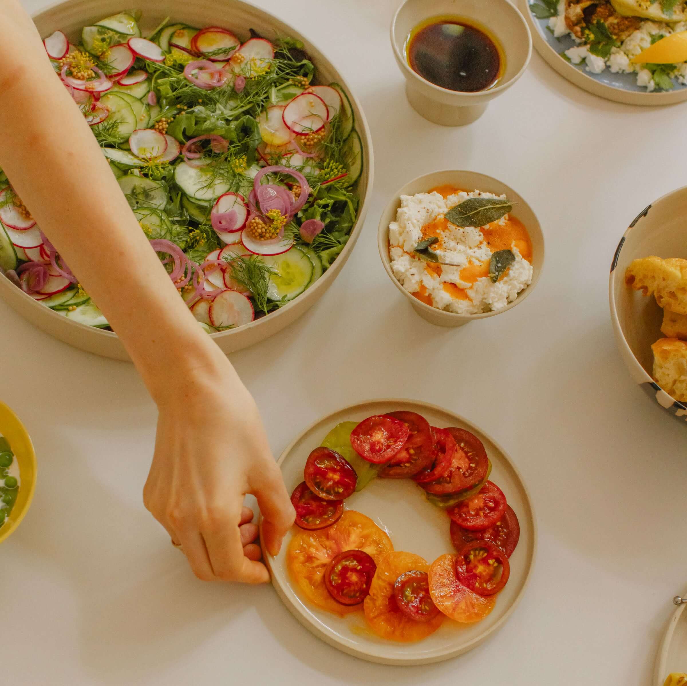 Talerz śniadaniowy - Creme