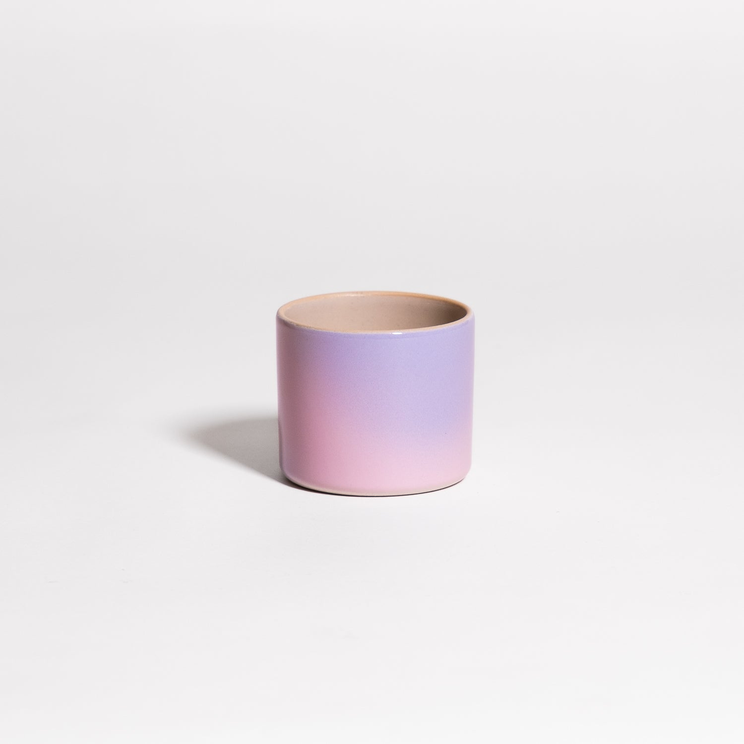 Coffee Cup - Lilac Sky, handgemachte Keramik Tasse mit einzigartigem Farbverlauf von Pink zu Lilac.