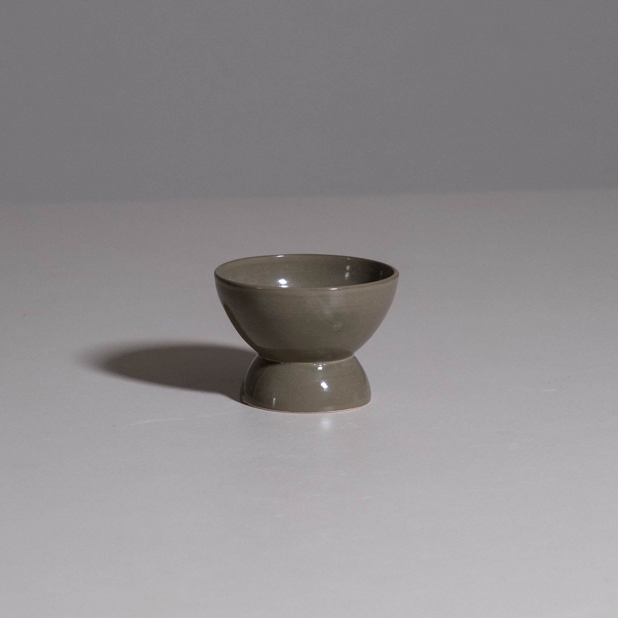 Dessert Dish – Sage made from handmade ceramic with a soft sage green glaze.