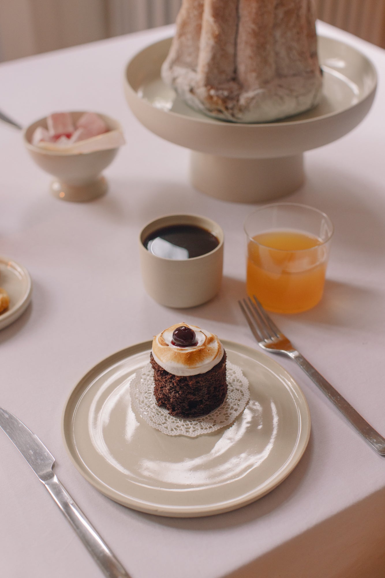 Set of 4 – Breakfast Plate – Creme