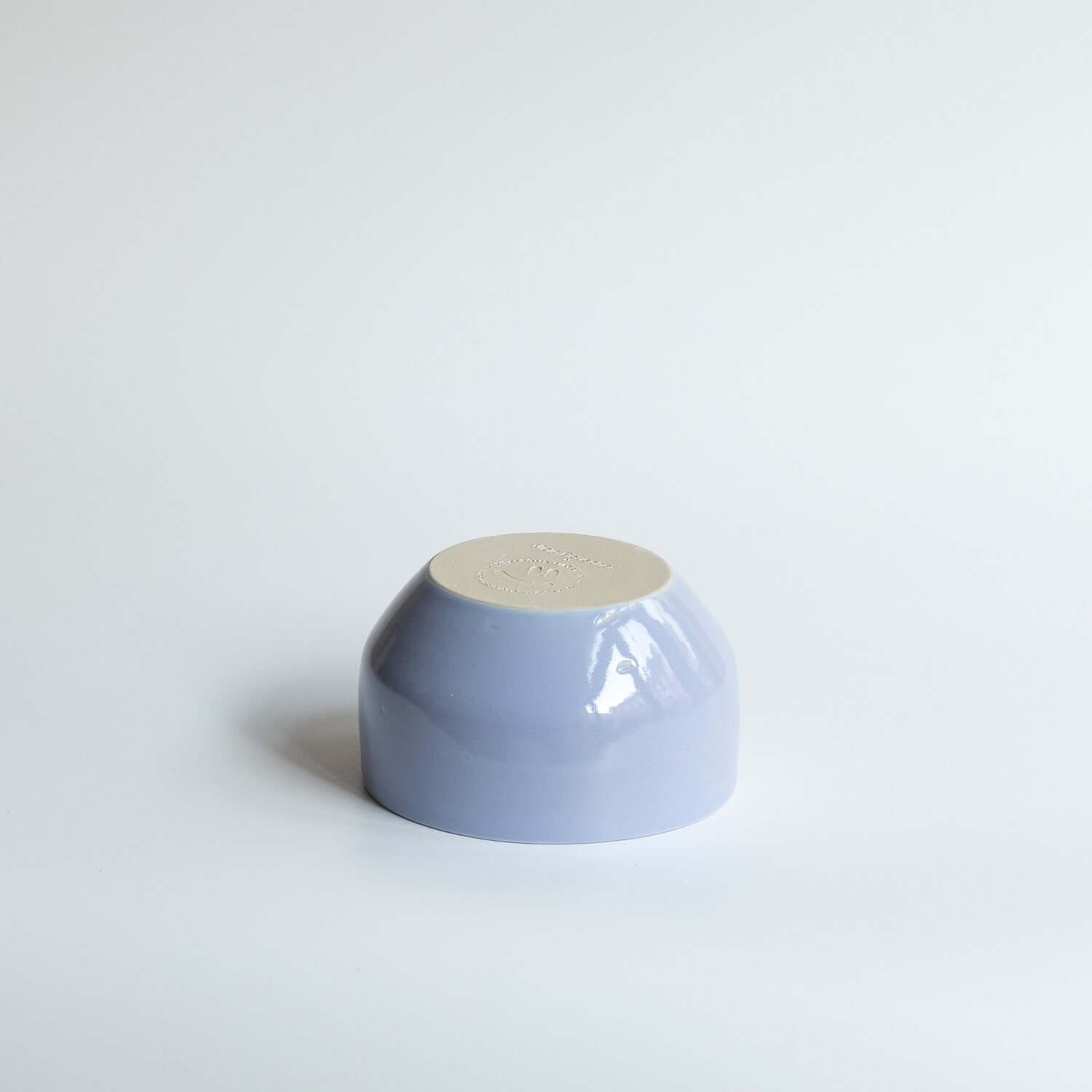 Matcha Bowl – Lilac-Light Blue, glossy lilac glaze stoneware bowl perfect for Matcha or Hojicha.