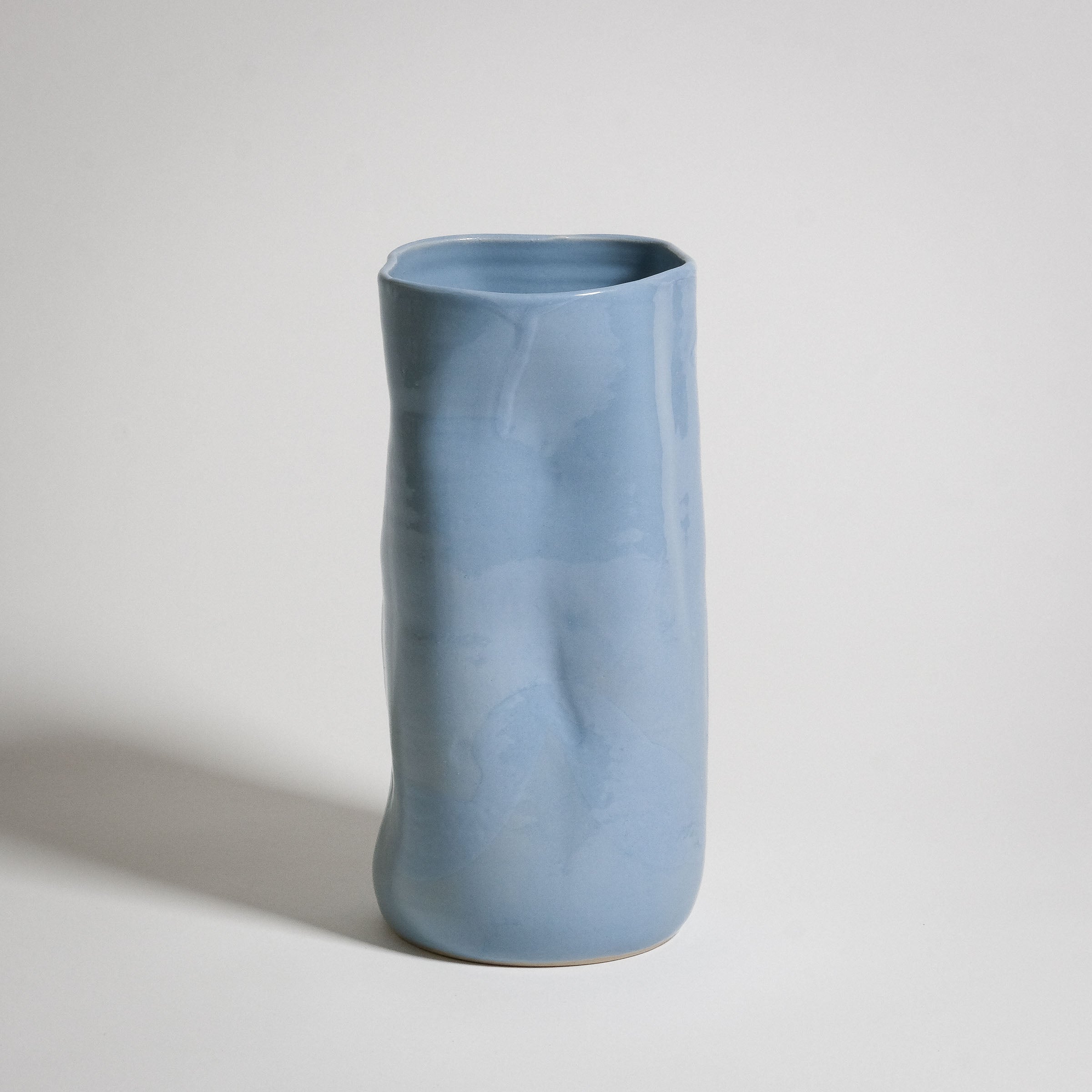 Vase Eisblau