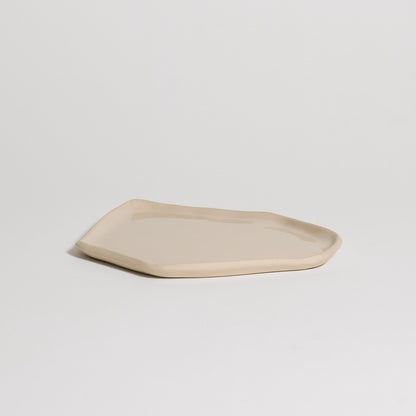 手工制作托盘 - 奶油色