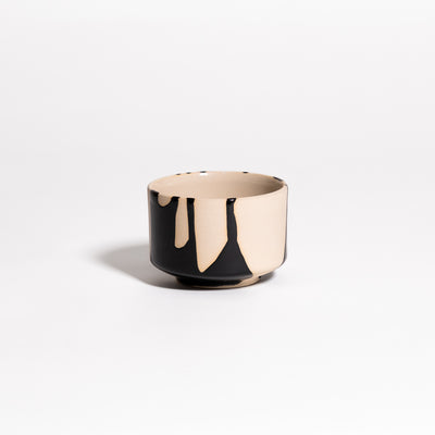 Handgemacht Matcha Set – Otis, Keramik Tasse mit halbglasiertem Design, ideal für Matcha-Zubereitung.