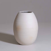 Große Vase – Creme roh außen – Zweite Wahl