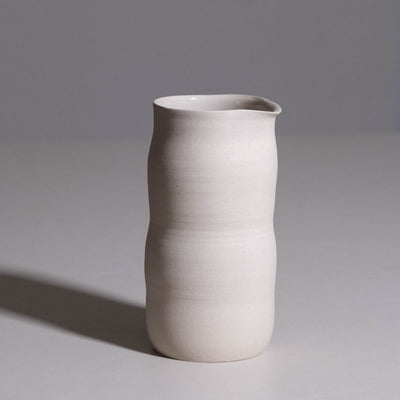Carafe – Creme made from handmade ceramic with a soft creme glaze.