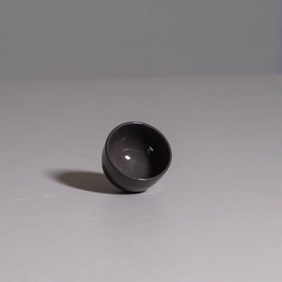 Espresso Cup – Yun Brown made from handmade ceramic showing its glossy brown glaze.
