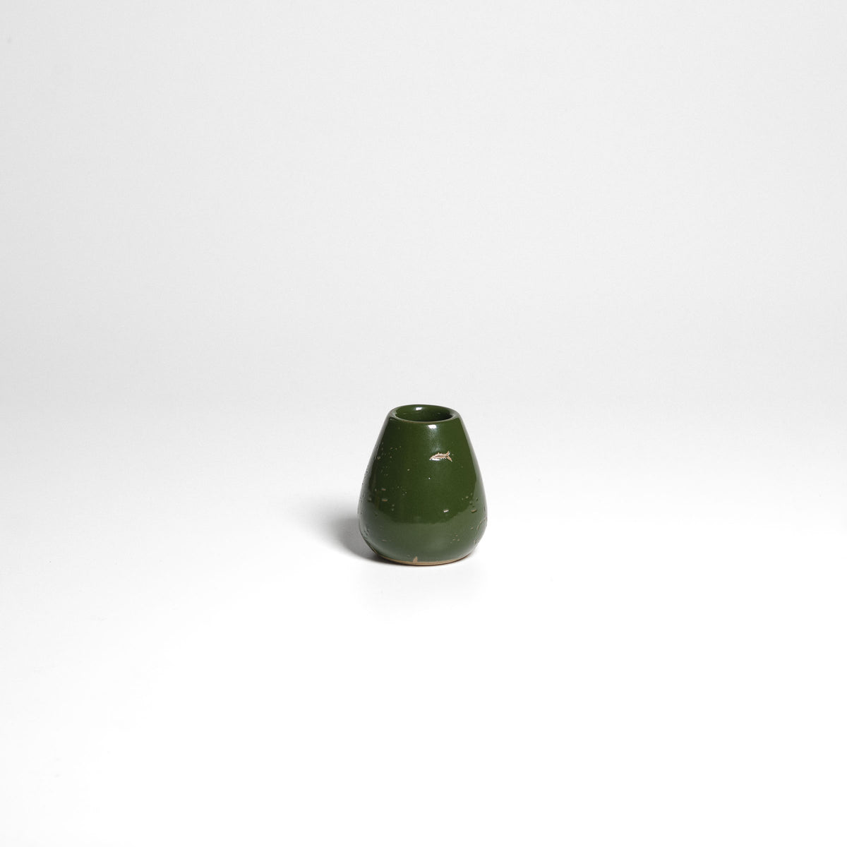 Glänzend grüner Matcha-Besenhalter – einzelner Halter.