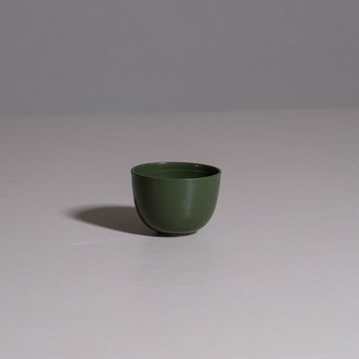 Coffee Cup aus handgemachter Keramik mit weicher Yun-grüner Glasur.