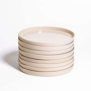 Frühstücksteller Creme – 8er Set