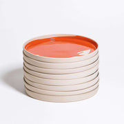 Frühstücksteller Splash Red – 8er Set