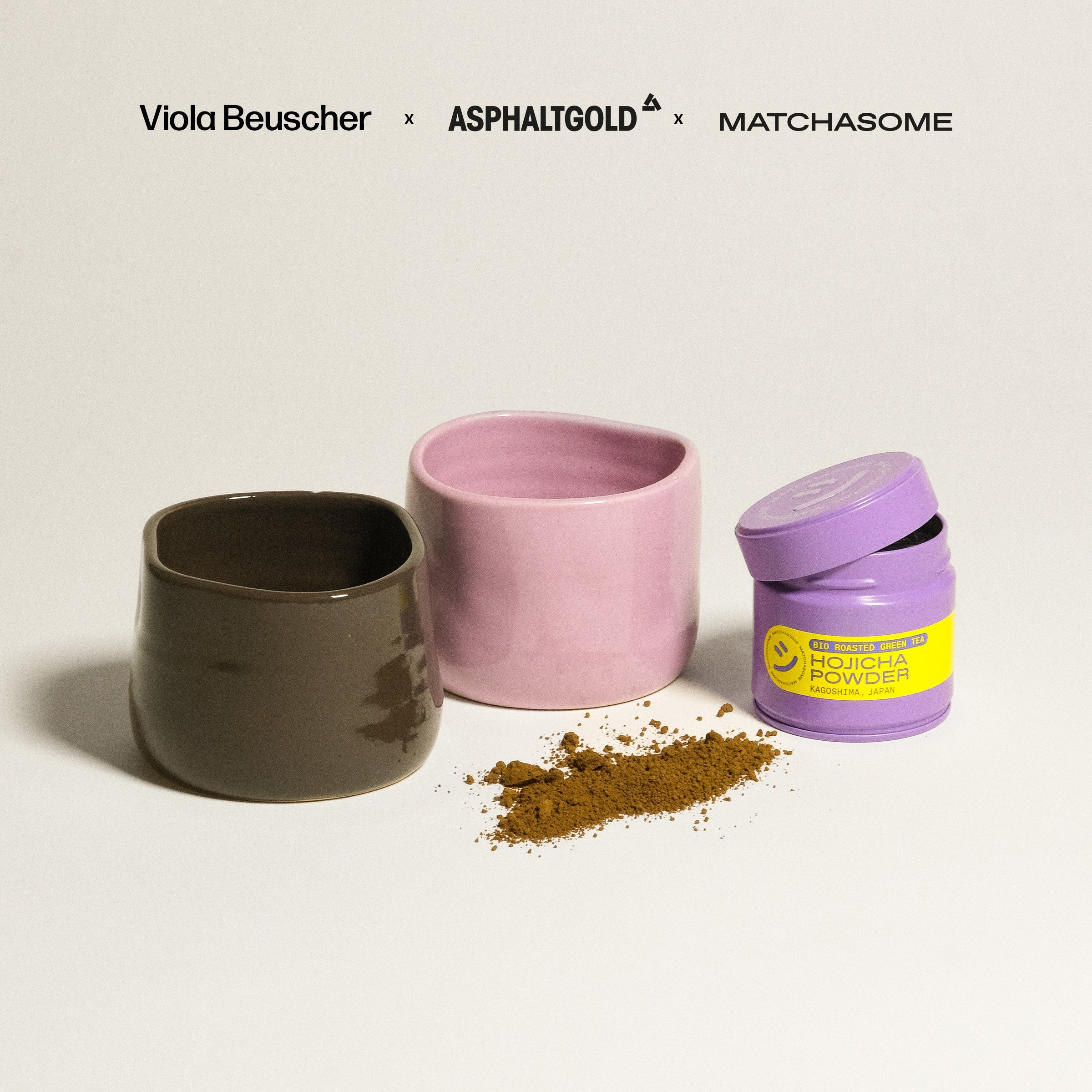 Set Hojicha - 2 tazze e barattolo Hojicha 30g