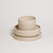 Geschirr Set Creme - 6-Teilig